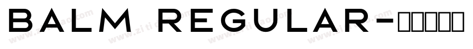 BALM Regular字体转换